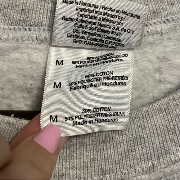 Gildan American Nomad Grey Crewneck Sweatshirt - Picture 7 of 7